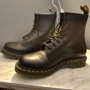 Dr Martens Lace Up Combat Leather Boots